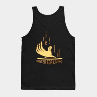 water for living illustration Tank Top